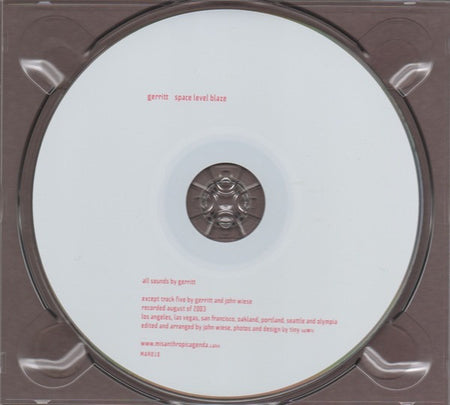 Gerritt* : Space Level Blaze (CD)