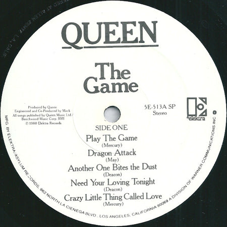 Queen : The Game (LP, Album, SP-)