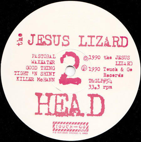 The Jesus Lizard : Head (LP, Album)