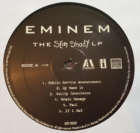 Eminem : The Slim Shady LP (2xLP, Album, RE)