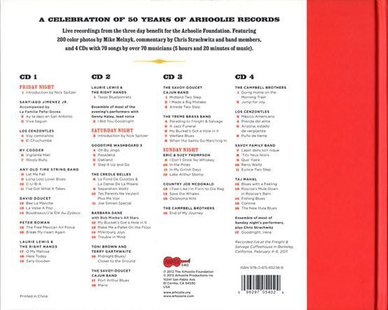 Various : They All Played For Us (Arhoolie Records 50th Anniversary Celebration) (4xCD, Album)