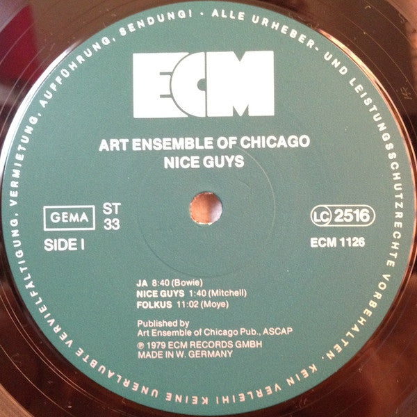 The Art Ensemble Of Chicago : Nice Guys (LP, Album)