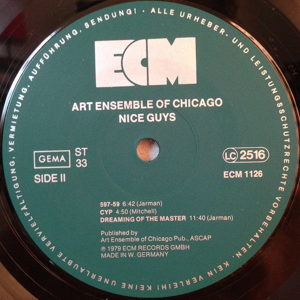 The Art Ensemble Of Chicago : Nice Guys (LP, Album)