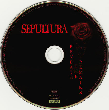 Sepultura : Beneath The Remains (CD, Album, RE, RM)