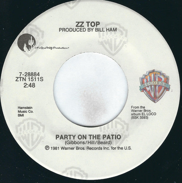 ZZ Top : Sleeping Bag (7", Single, Spe)