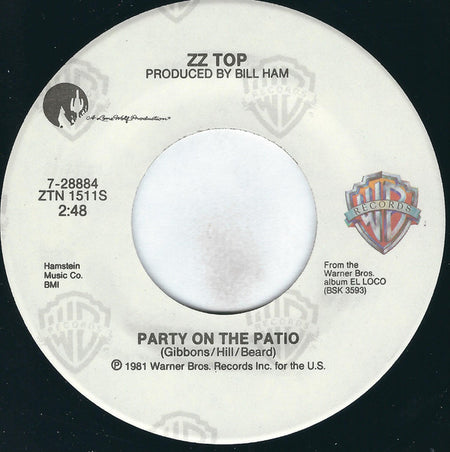 ZZ Top : Sleeping Bag (7", Single, Spe)