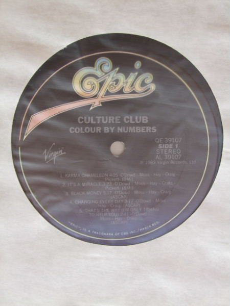 Culture Club : Colour By Numbers (LP, Album, Car)