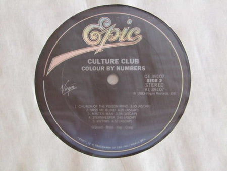 Culture Club : Colour By Numbers (LP, Album, Car)