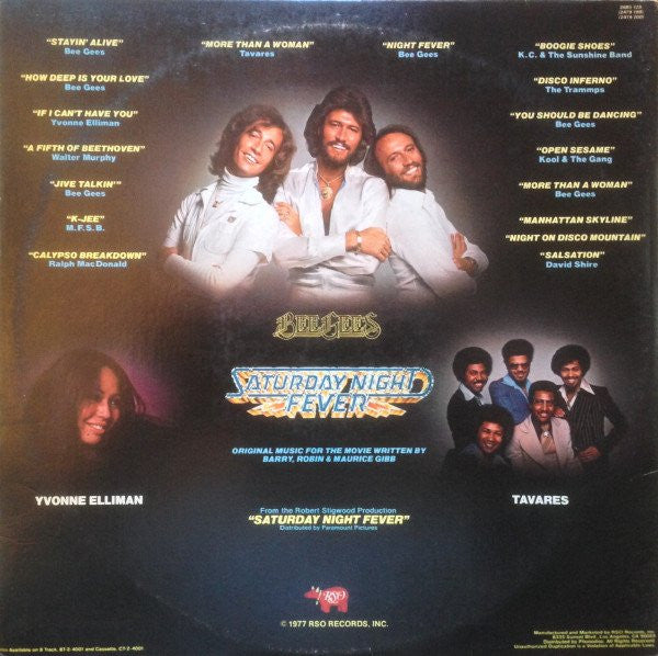 Various : Saturday Night Fever (The Original Movie Sound Track) (2xLP, Album, Comp, Gat)