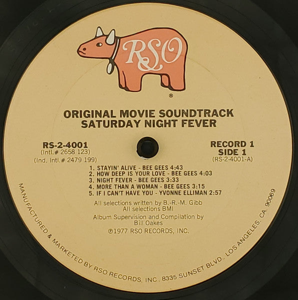 Various : Saturday Night Fever (The Original Movie Sound Track) (2xLP, Album, Comp, Gat)
