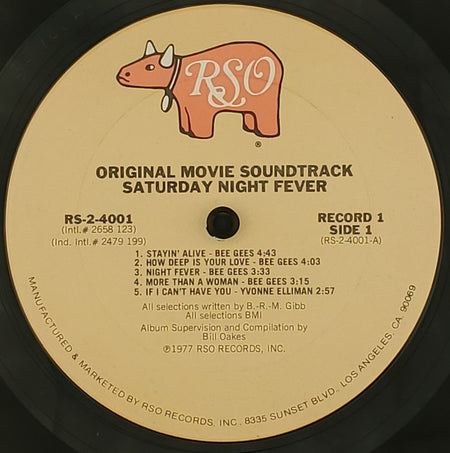 Various : Saturday Night Fever (The Original Movie Sound Track) (2xLP, Album, Comp, Gat)