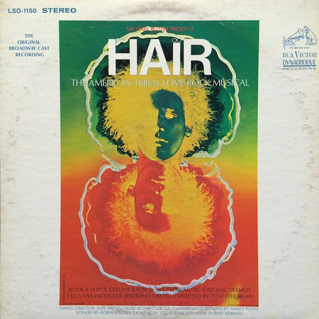 Various : Hair - The American Tribal Love-Rock Musical (The Original Broadway Cast Recording) (LP, Album, Ind)