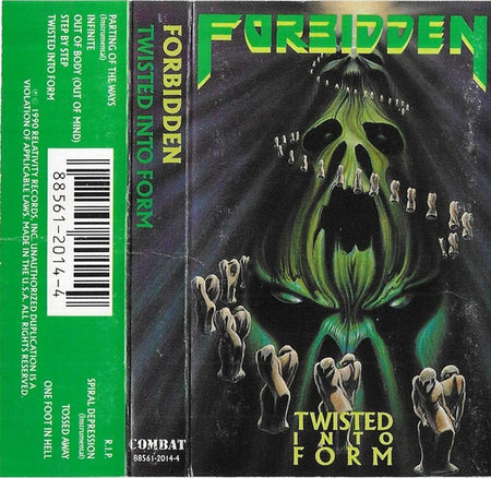 Forbidden (3) : Twisted Into Form (Cass, Album)
