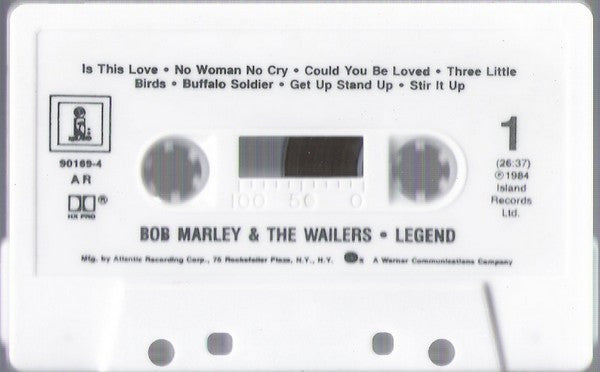 Bob Marley & The Wailers : Legend - The Best Of Bob Marley And The Wailers (Cass, Comp, AR,)