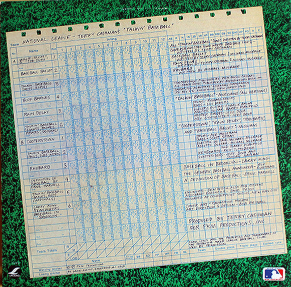 Terry Cashman : Terry Cashman's Talkin' Baseball, National League (LP)