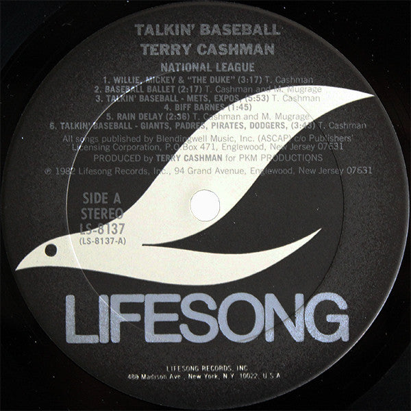 Terry Cashman : Terry Cashman's Talkin' Baseball, National League (LP)