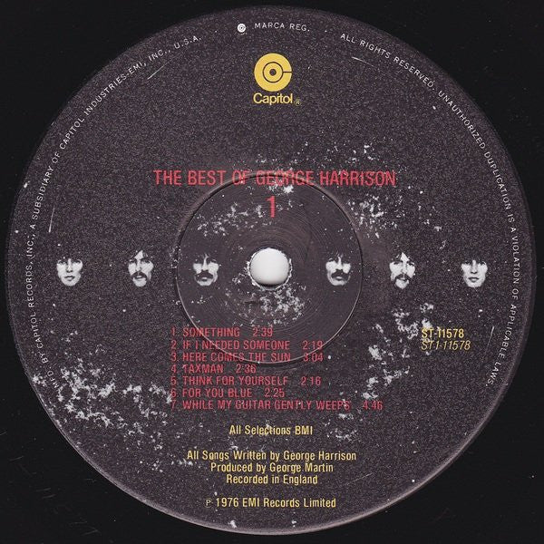George Harrison : The Best Of George Harrison (LP, Comp, Jac)