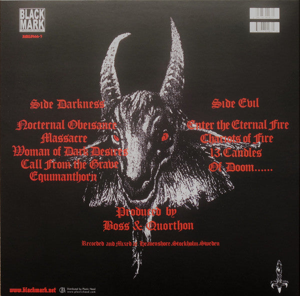 Bathory : Under The Sign Of The Black Mark (LP, Album, RE, RP)
