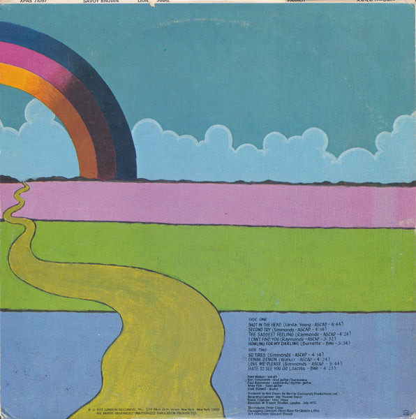 Savoy Brown : Lion's Share (LP, Album, PH )