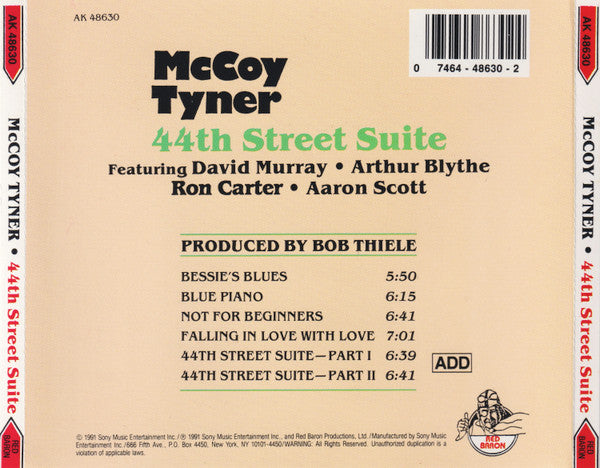 McCoy Tyner : 44th Street Suite (CD, Album)