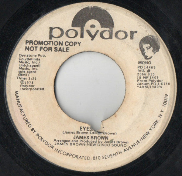 James Brown : Eyesight (7", Single, Promo)