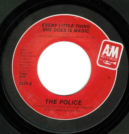 The Police : Every Little Thing She Does Is Magic (7", Single, Styrene, Ter)
