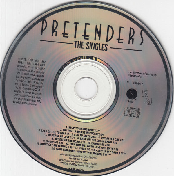 The Pretenders : The Singles (CD, Comp)