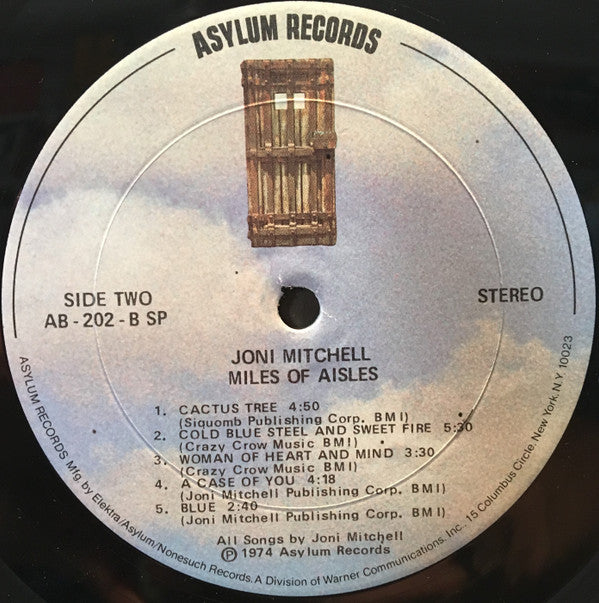 Joni Mitchell And The L.A. Express : Miles Of Aisles (2xLP, Album, SP )