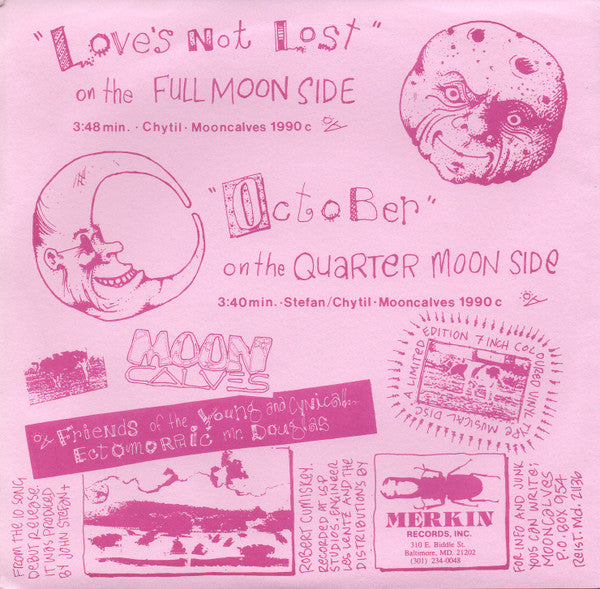 The Mooncalves : Love's Not Lost / October (7")