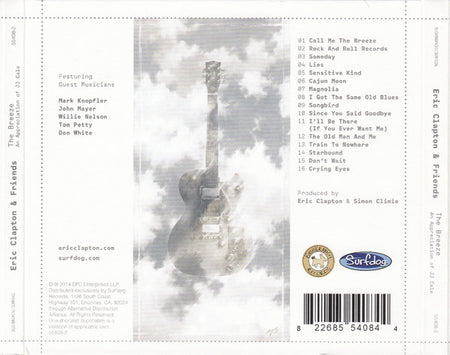Eric Clapton & Friends* : The Breeze (An Appreciation Of JJ Cale) (CD, Album, Dig)