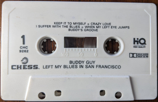 Buddy Guy : Left My Blues In San Francisco (Cass, Album, RE)