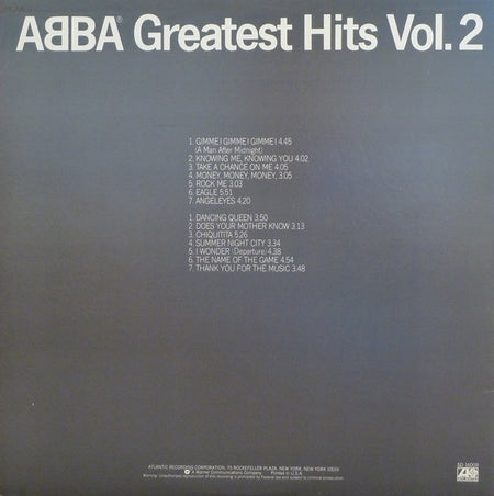 ABBA : Greatest Hits Vol. 2 (LP, Comp, Gat)