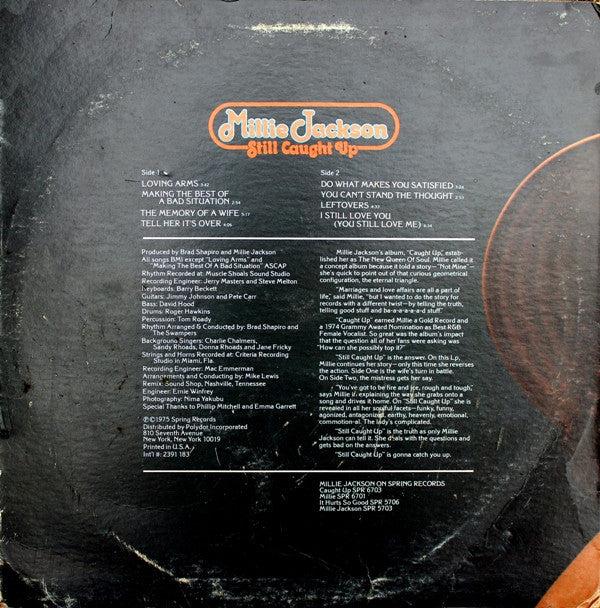Millie Jackson : Still Caught Up (LP, Album, 6 -)