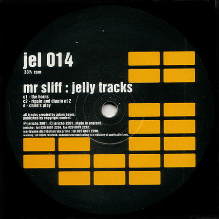 Mr Sliff* : Jelly Tracks (2x12")