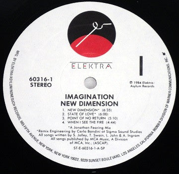 Imagination : New Dimension (LP, Album, SP-)