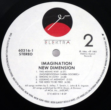 Imagination : New Dimension (LP, Album, SP-)