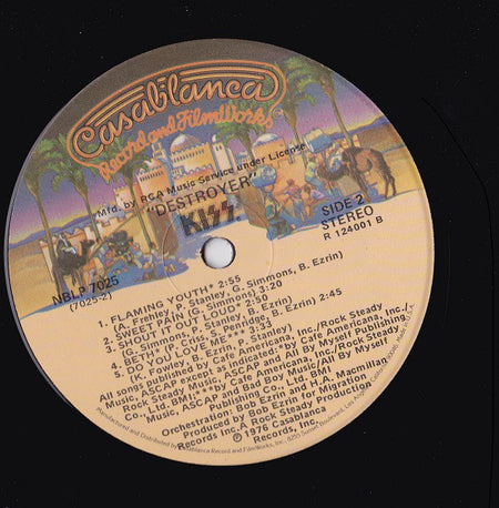 Kiss : Destroyer (LP, Album, Club, RCA)