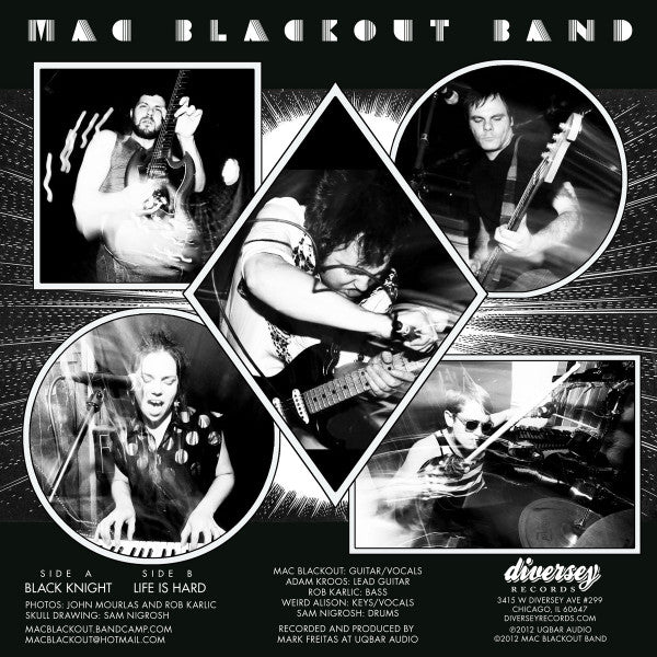 Mac Blackout Band : Black Knight (7", Ltd, Glo)