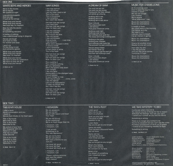 Gary Numan : I, Assassin (LP, Album, SP)