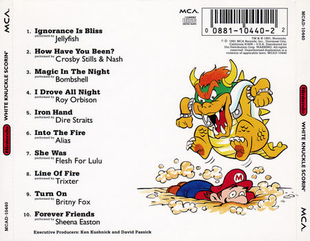 Various : Nintendo - White Knuckle Scorin' (CD, Comp)