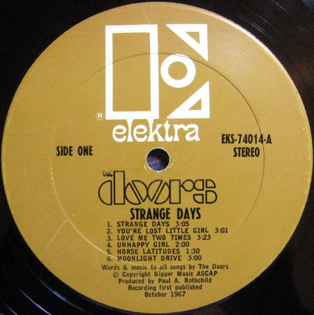 The Doors : Strange Days (LP, Album, CTH)