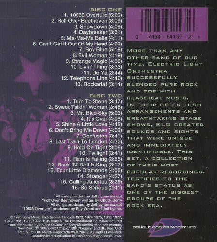 Electric Light Orchestra : Strange Magic: The Best Of Electric Light Orchestra (2xCD, Comp)