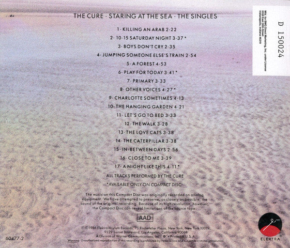 The Cure : Staring At The Sea - The Singles  (CD, Comp, Club, SRC)