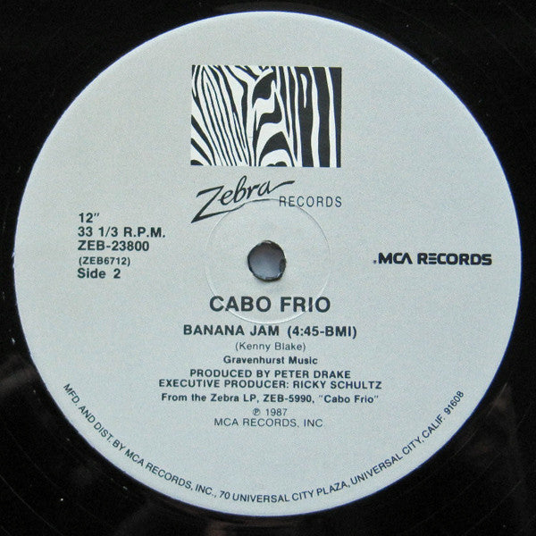 Cabo Frio : Love Talk / Banana Jam (12", Single)