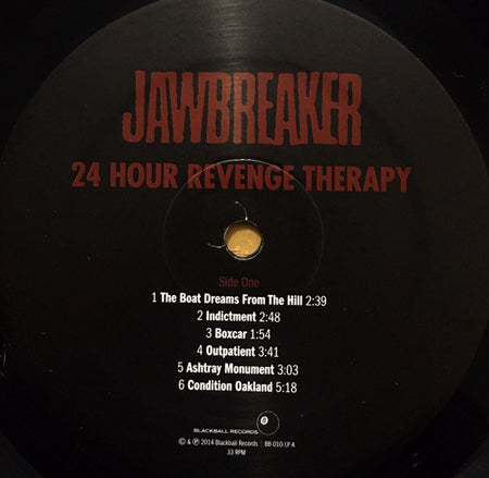 Jawbreaker : 24 Hour Revenge Therapy (LP, Album, RE)