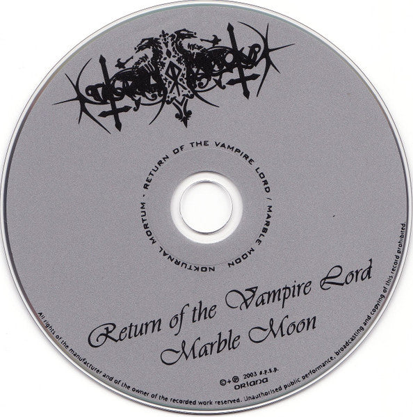 Nokturnal Mortum : Return Of The Vampire Lord / Marble Moon (CD, Comp, RE)