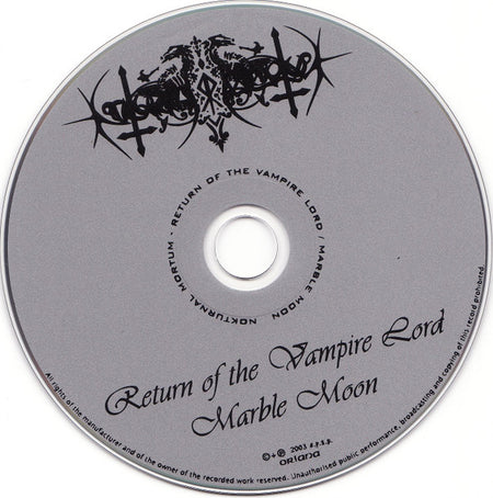 Nokturnal Mortum : Return Of The Vampire Lord / Marble Moon (CD, Comp, RE)