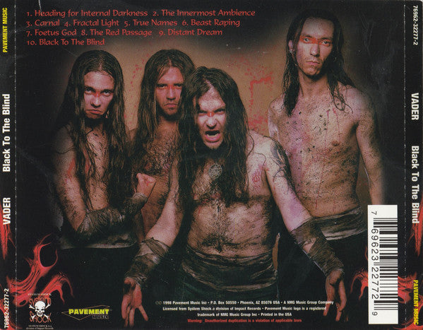 Vader : Black To The Blind (CD, Album)