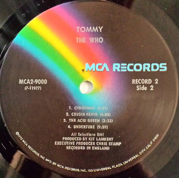 The Who : Tommy (2xLP, Album, RE)