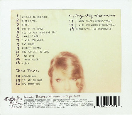 Taylor Swift : 1989 D.L.X. (CD, Album, Dlx, Sli)